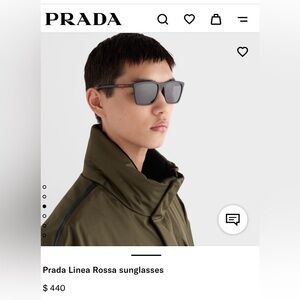 Prada Linea Rossa Men’s Sunglasses